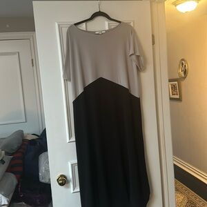 Two tone dress by Sympli from 2023 Spring Collection